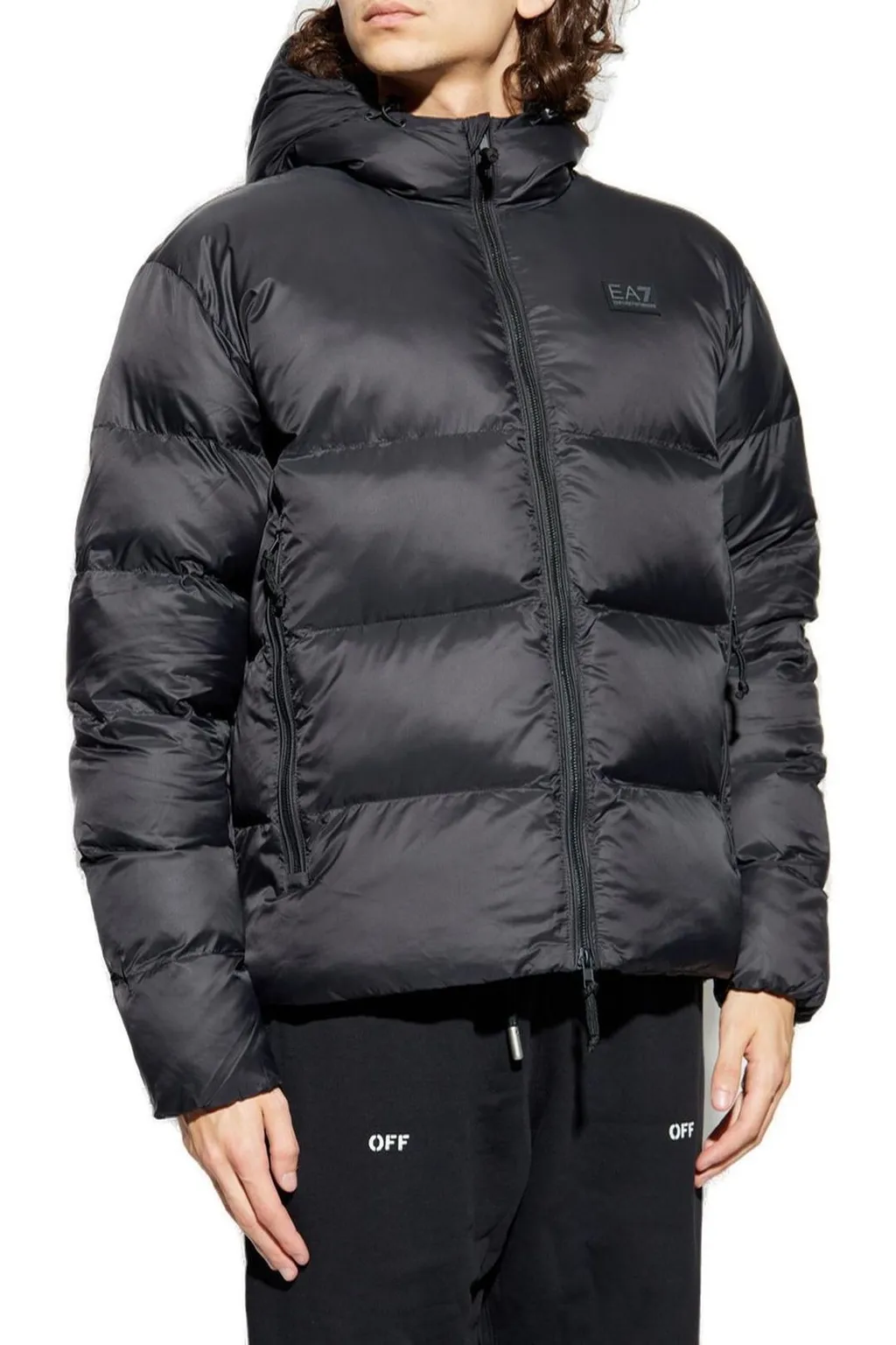 Ea7 Emporio Armani Hooded Padded Jacket