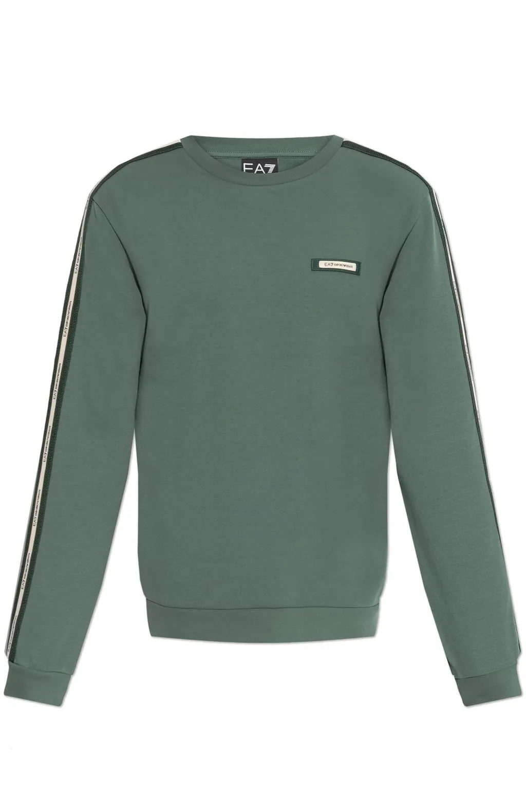 Ea7 Emporio Armani Logo Patch Crewneck Sweatshirt