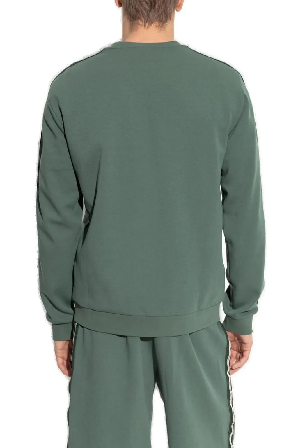 Ea7 Emporio Armani Logo Patch Crewneck Sweatshirt