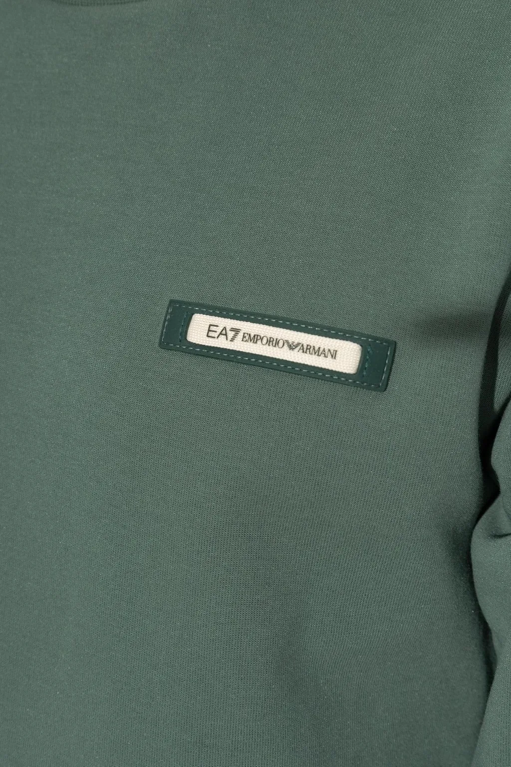 Ea7 Emporio Armani Logo Patch Crewneck Sweatshirt