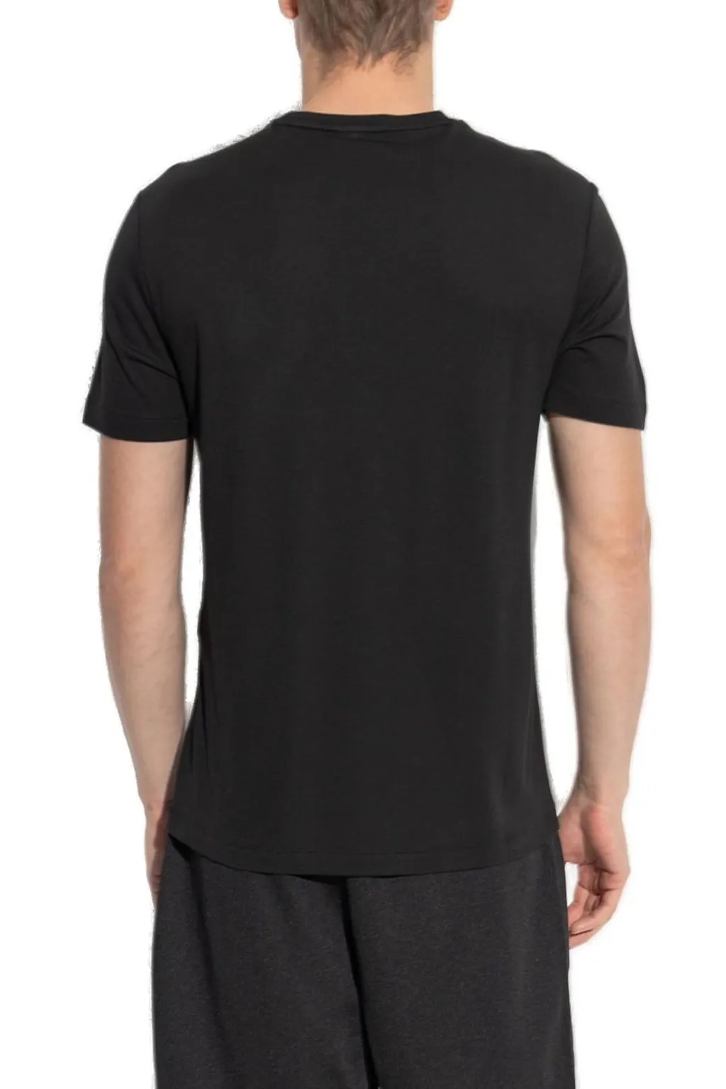 Ea7 Emporio Armani Logo Patch Crewneck T-Shirt