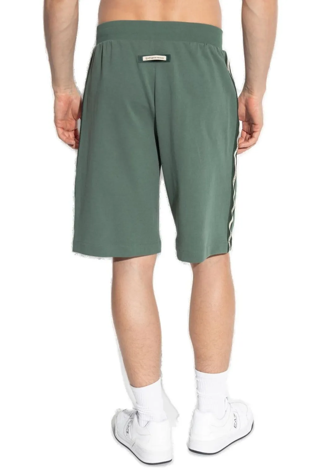 Ea7 Emporio Armani Logo Detailed Track Shorts