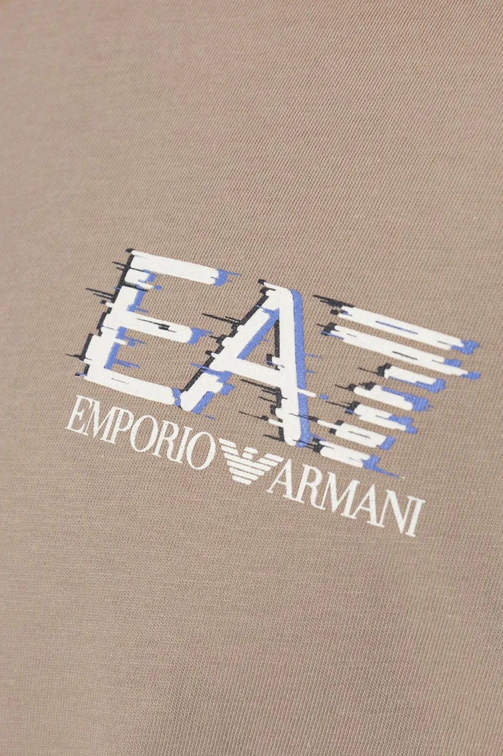 Ea7 Emporio Armani Logo Printed Crewneck T-Shirt