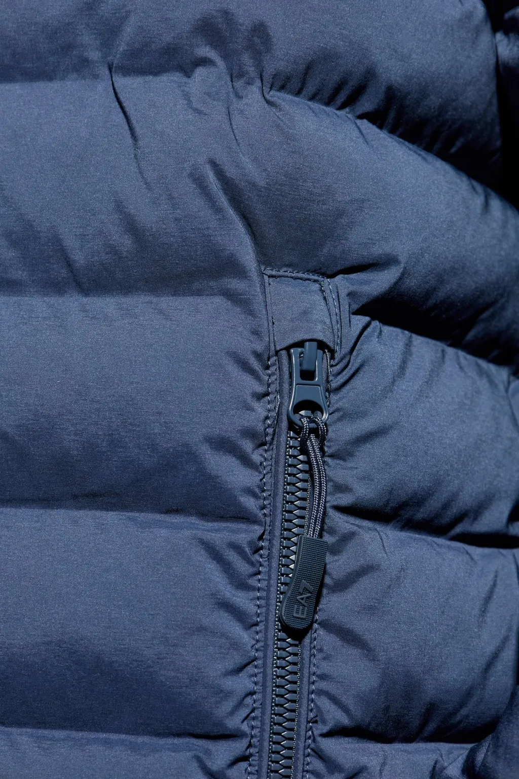 Ea7 Emporio Armani Logo Patch Zip-Up Jacket