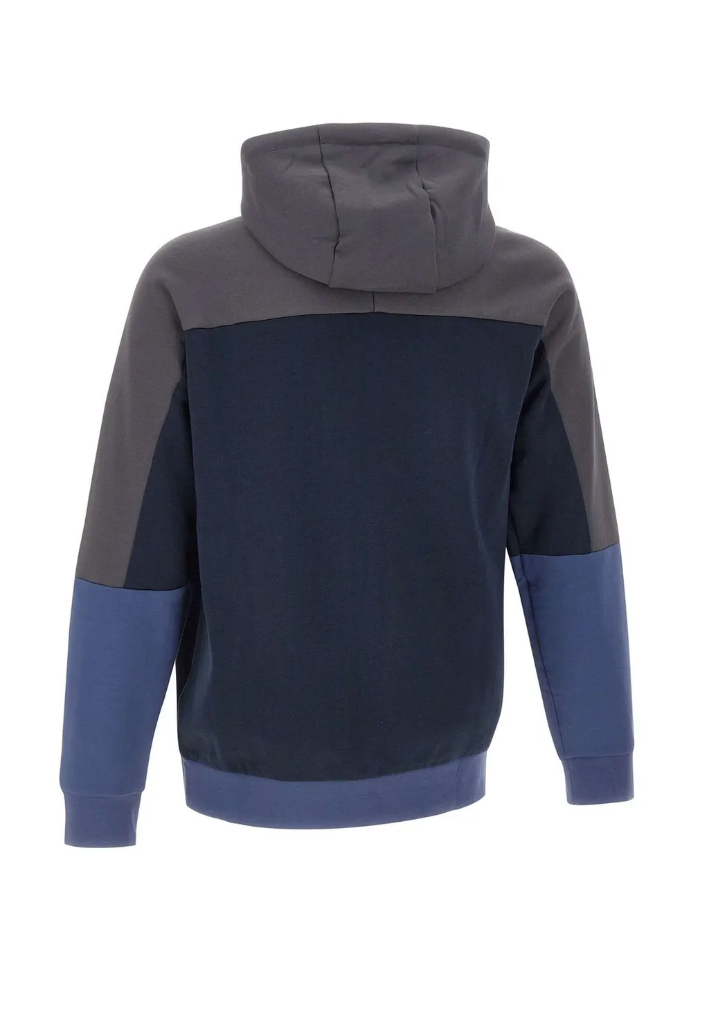 Ea7 Emporio Armani Zip-Up Drawstring Hoodie