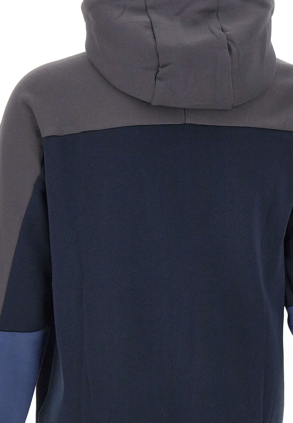 Ea7 Emporio Armani Zip-Up Drawstring Hoodie