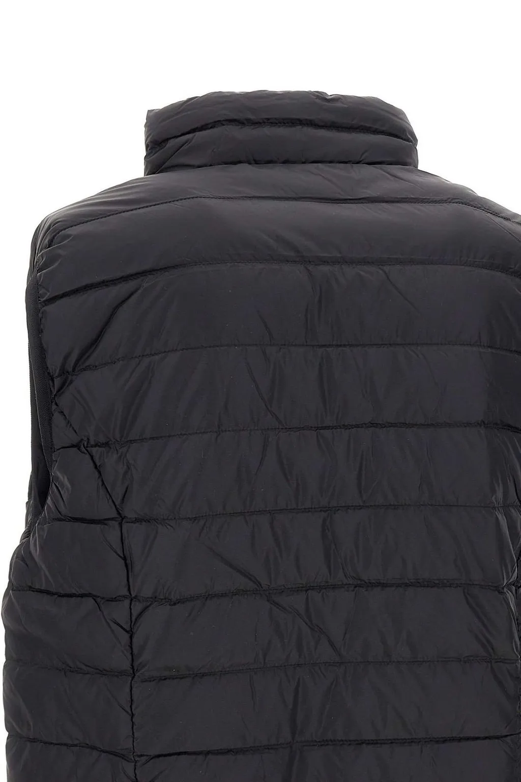 Ea7 Emporio Armani Logo Printed Quilted Padded Gilet