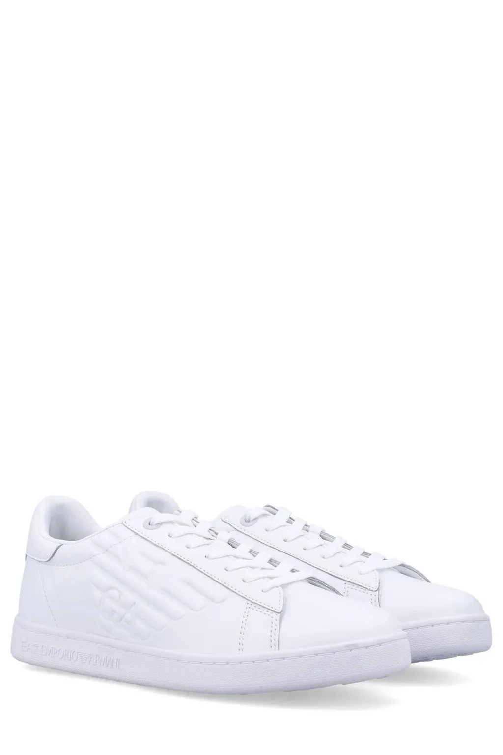 Ea7 Emporio Armani Logo Embossed Classic Cc Sneakers
