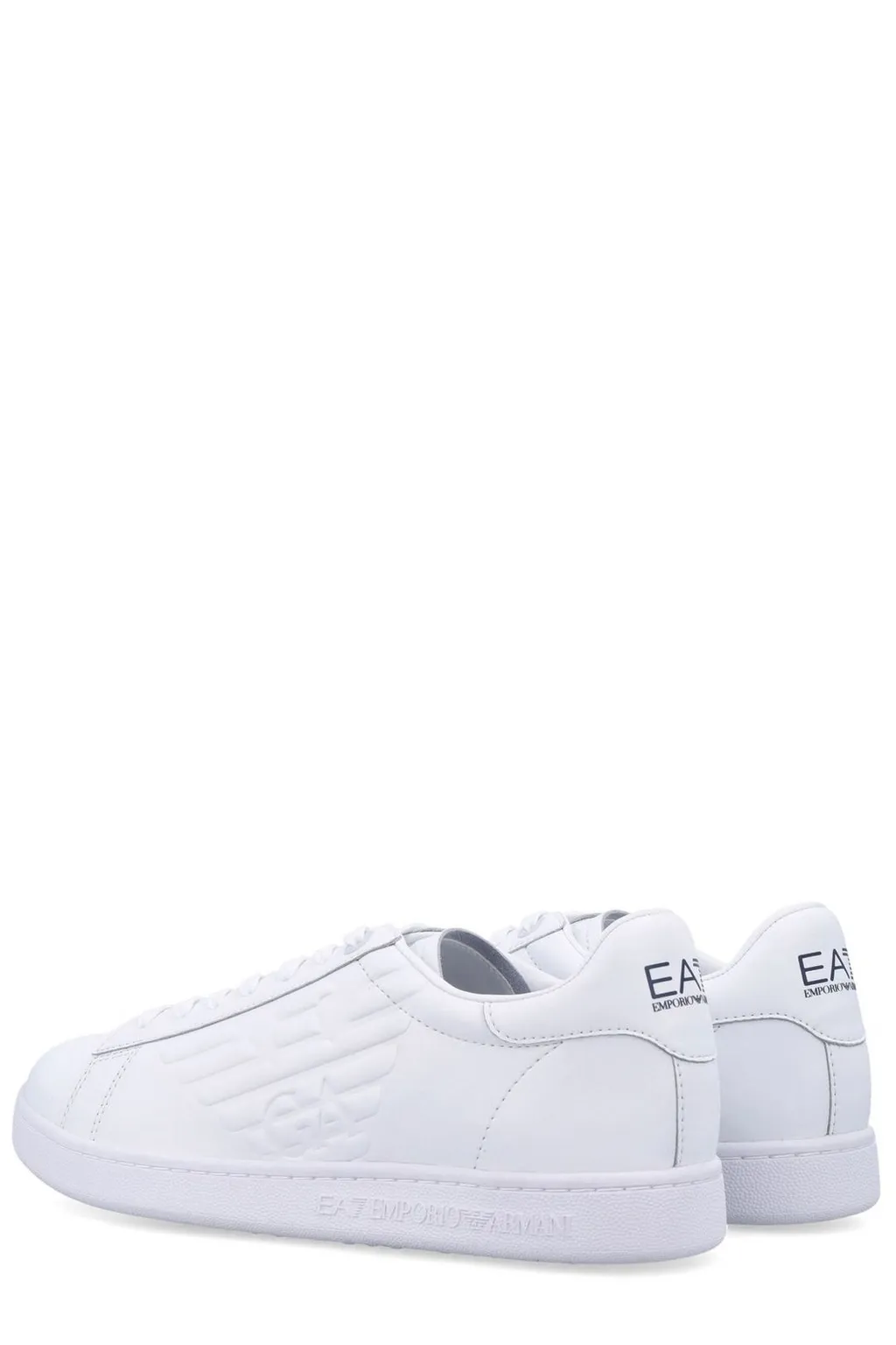 Ea7 Emporio Armani Logo Embossed Classic Cc Sneakers