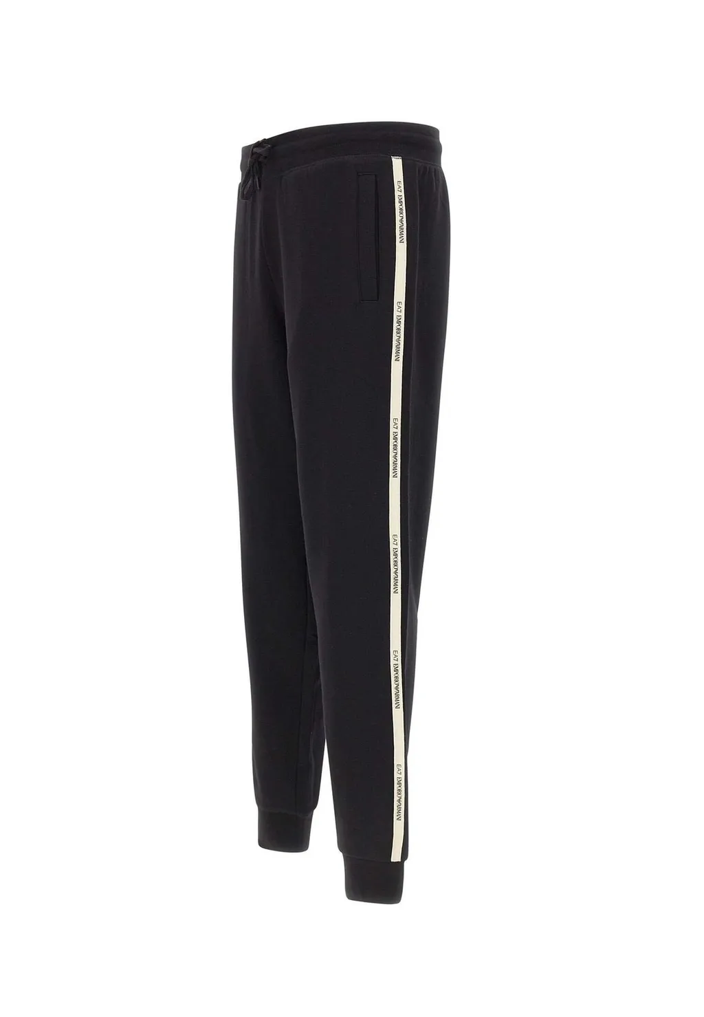 Ea7 Emporio Armani Logo-Tape Drawstring Track Pants