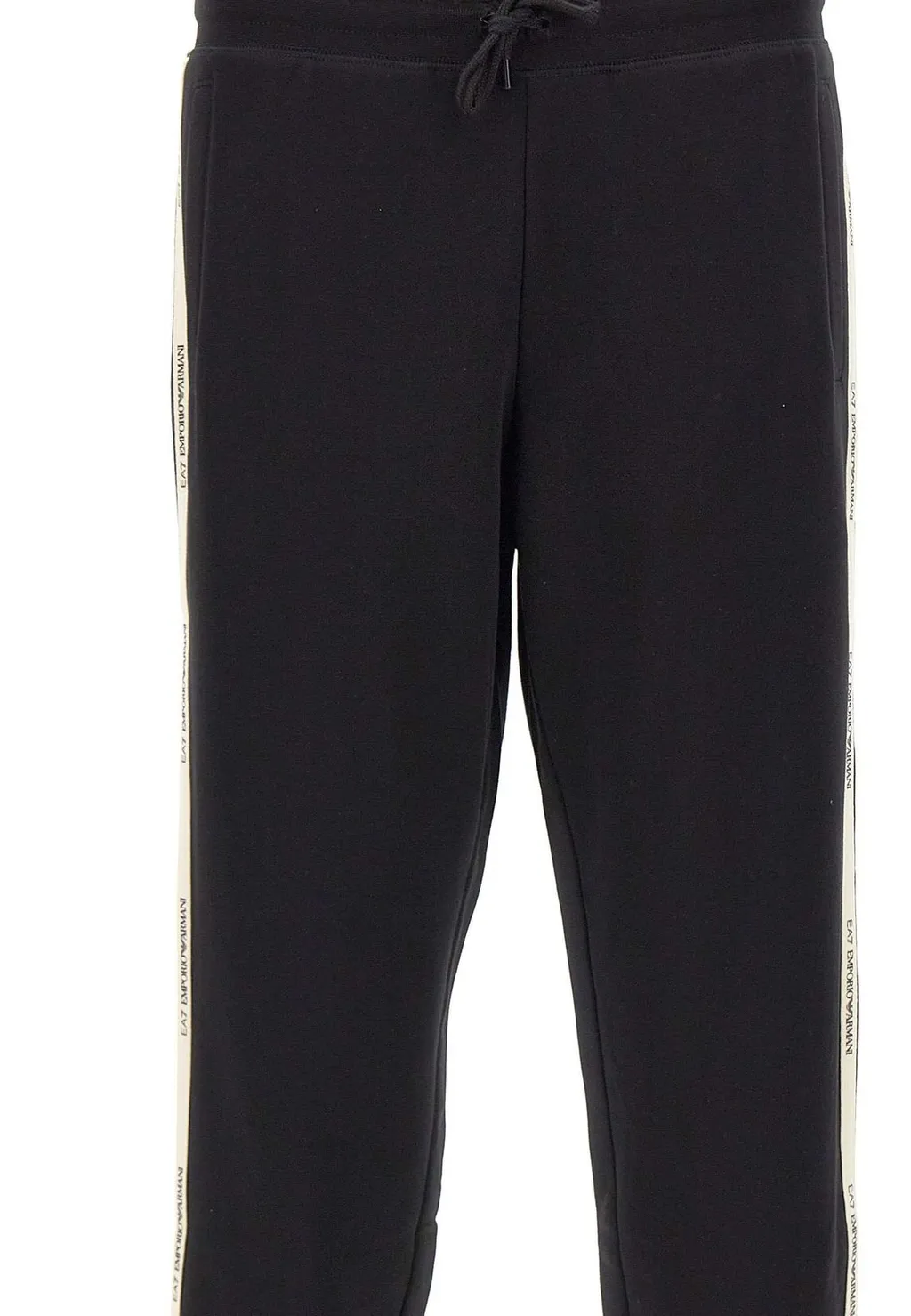 Ea7 Emporio Armani Logo-Tape Drawstring Track Pants