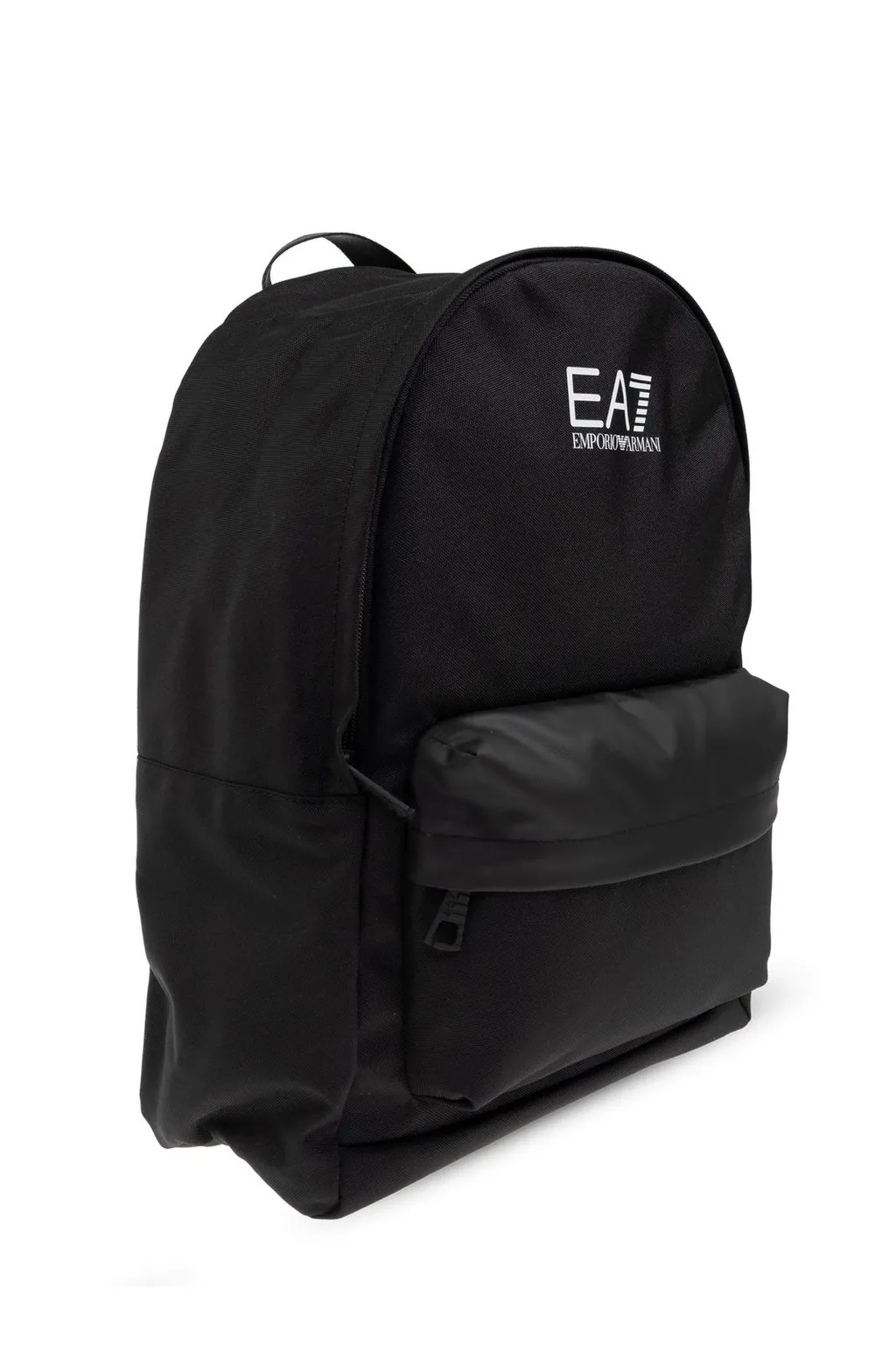 Ea7 Emporio Armani Logo Printed Zip-Up Backpack