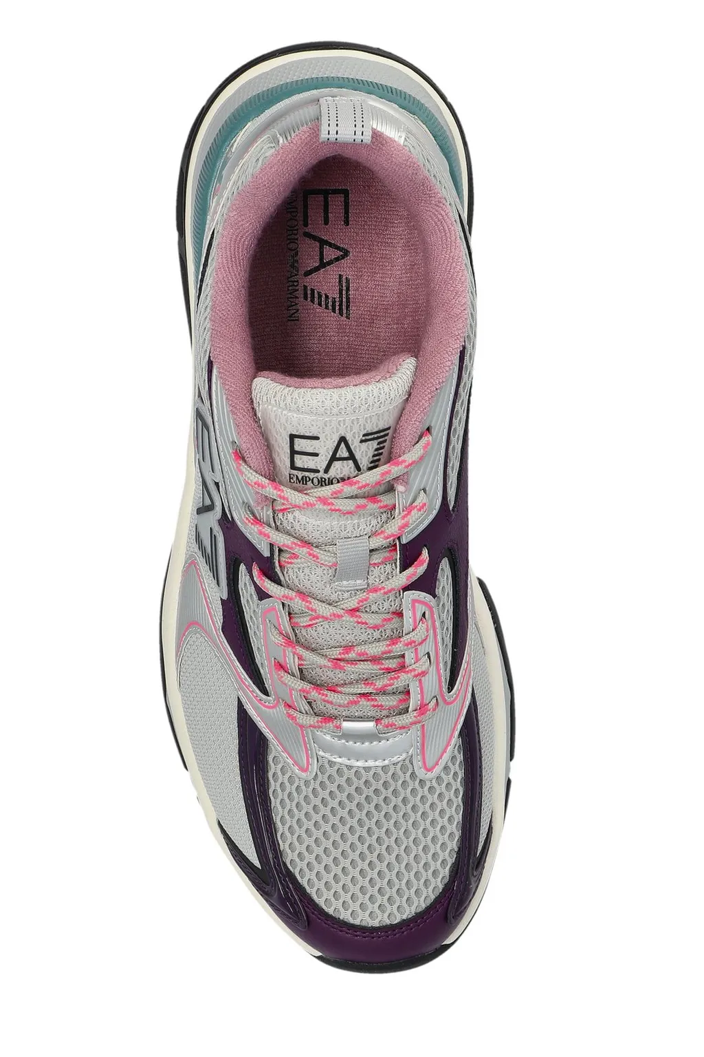 Ea7 Emporio Armani Mesh Lace-Up Sneakers