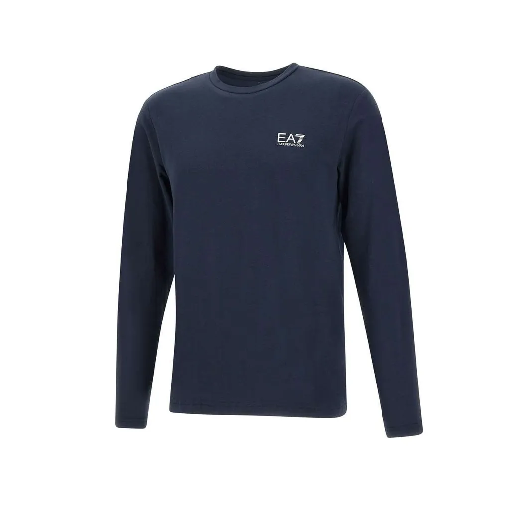 Ea7 Emporio Armani Logo-Printed Long-Sleeved T-Shirt