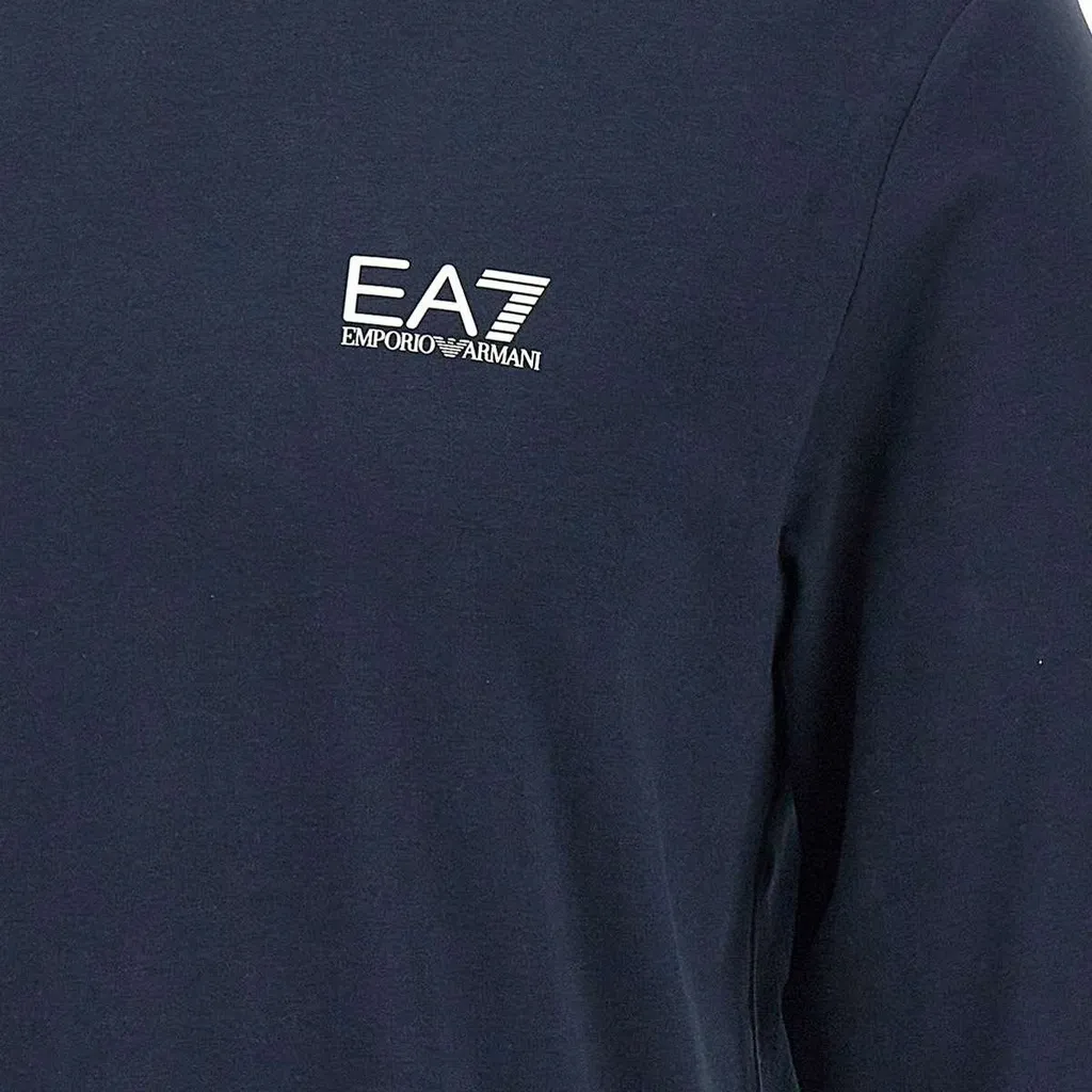Ea7 Emporio Armani Logo-Printed Long-Sleeved T-Shirt