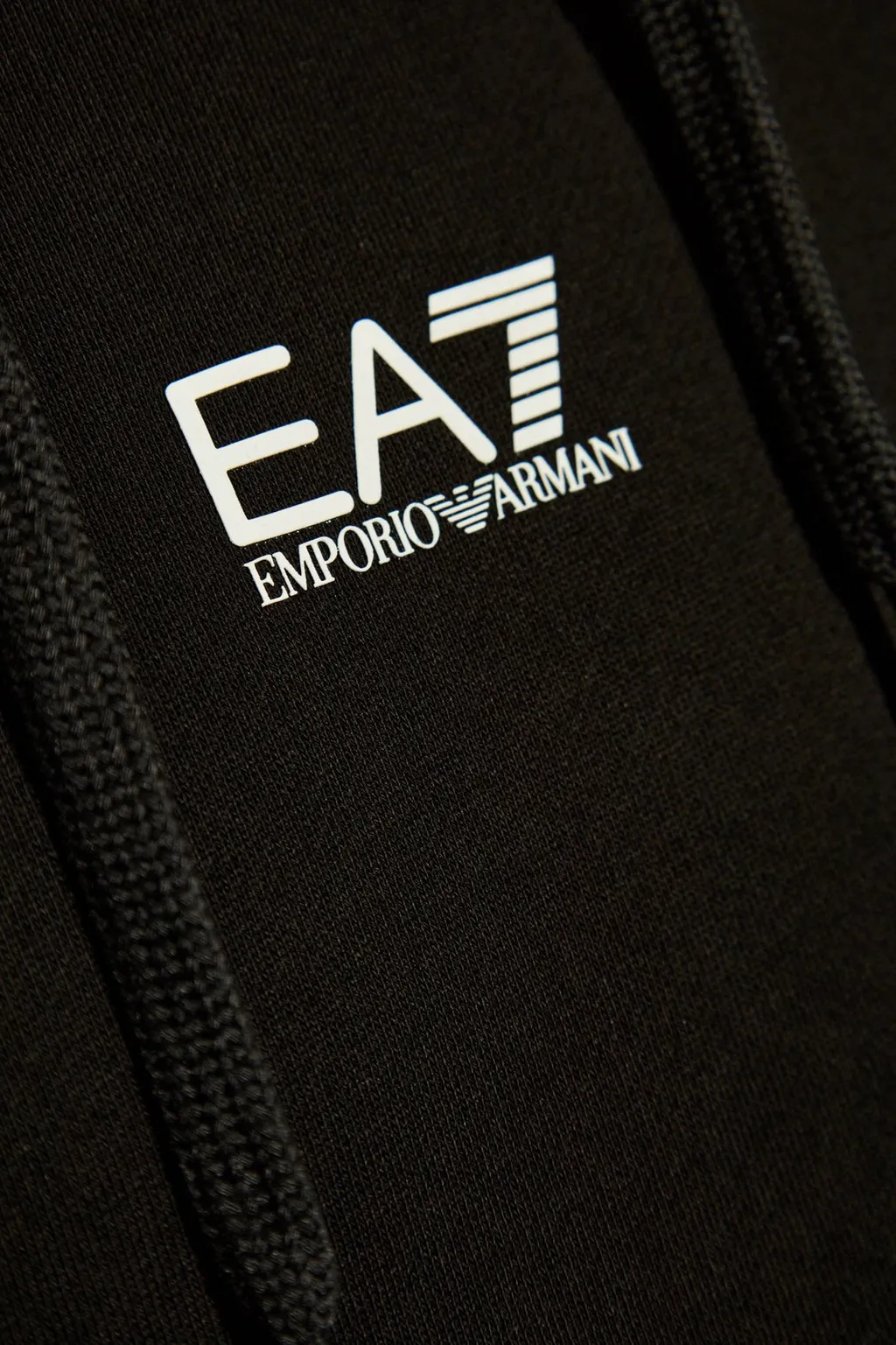 Ea7 Emporio Armani Drawstring Long-Sleeved Hoodie