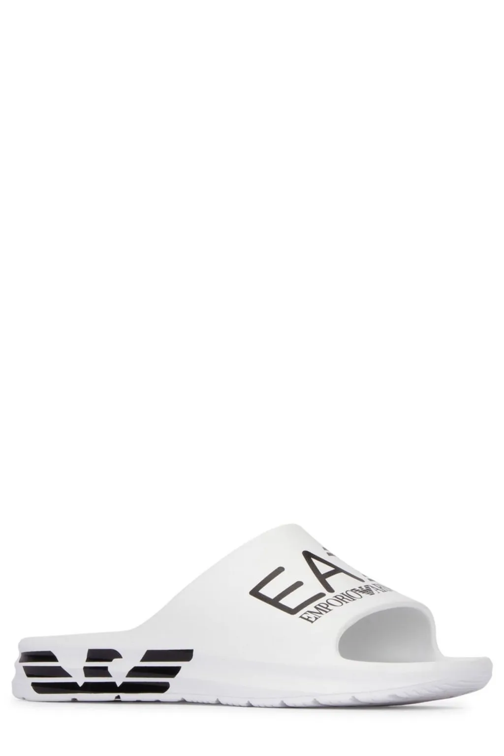Ea7 Emporio Armani Logo Printed Slippers