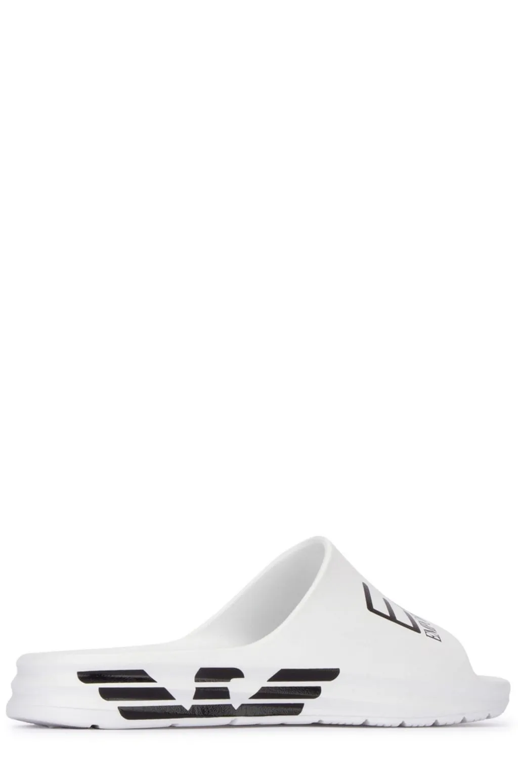 Ea7 Emporio Armani Logo Printed Slippers
