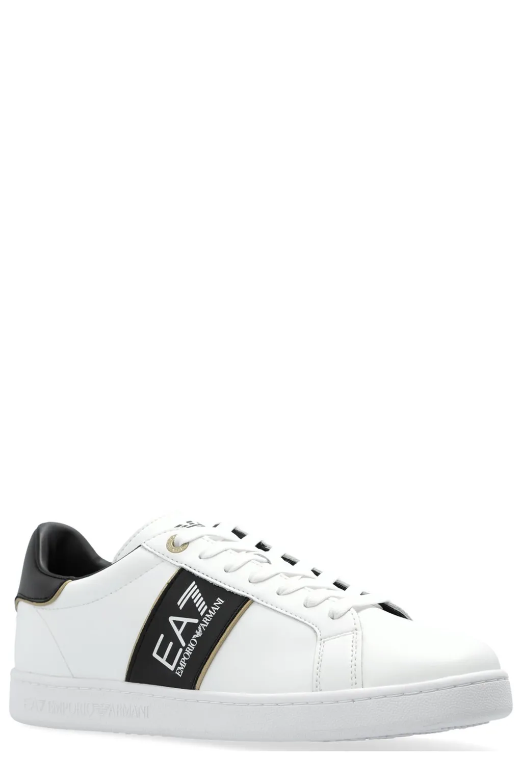 Ea7 Emporio Armani Logo-Printed Lace-Up Sneakers