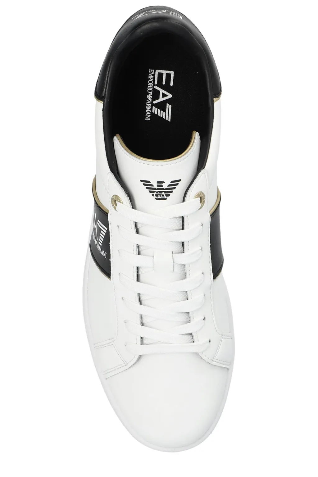 Ea7 Emporio Armani Logo-Printed Lace-Up Sneakers