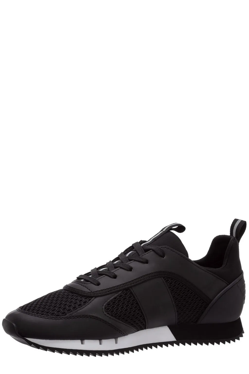 Ea7 Emporio Armani Side-Stripe Lace-Up Sneakers