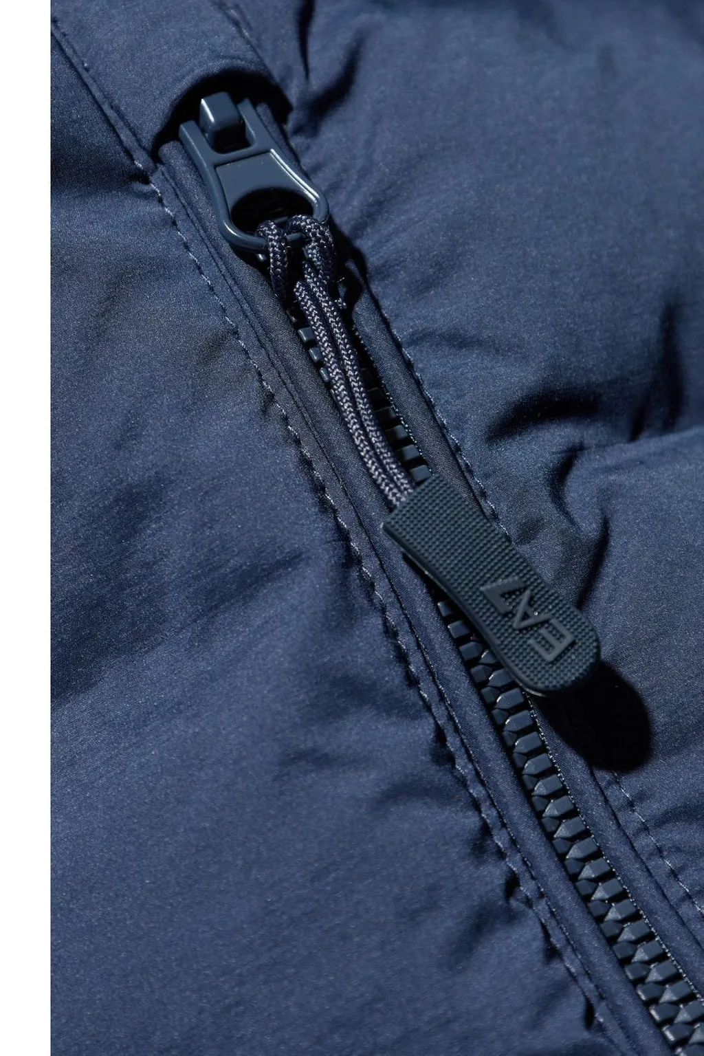 Ea7 Emporio Armani Logo Patch Quilted Vest