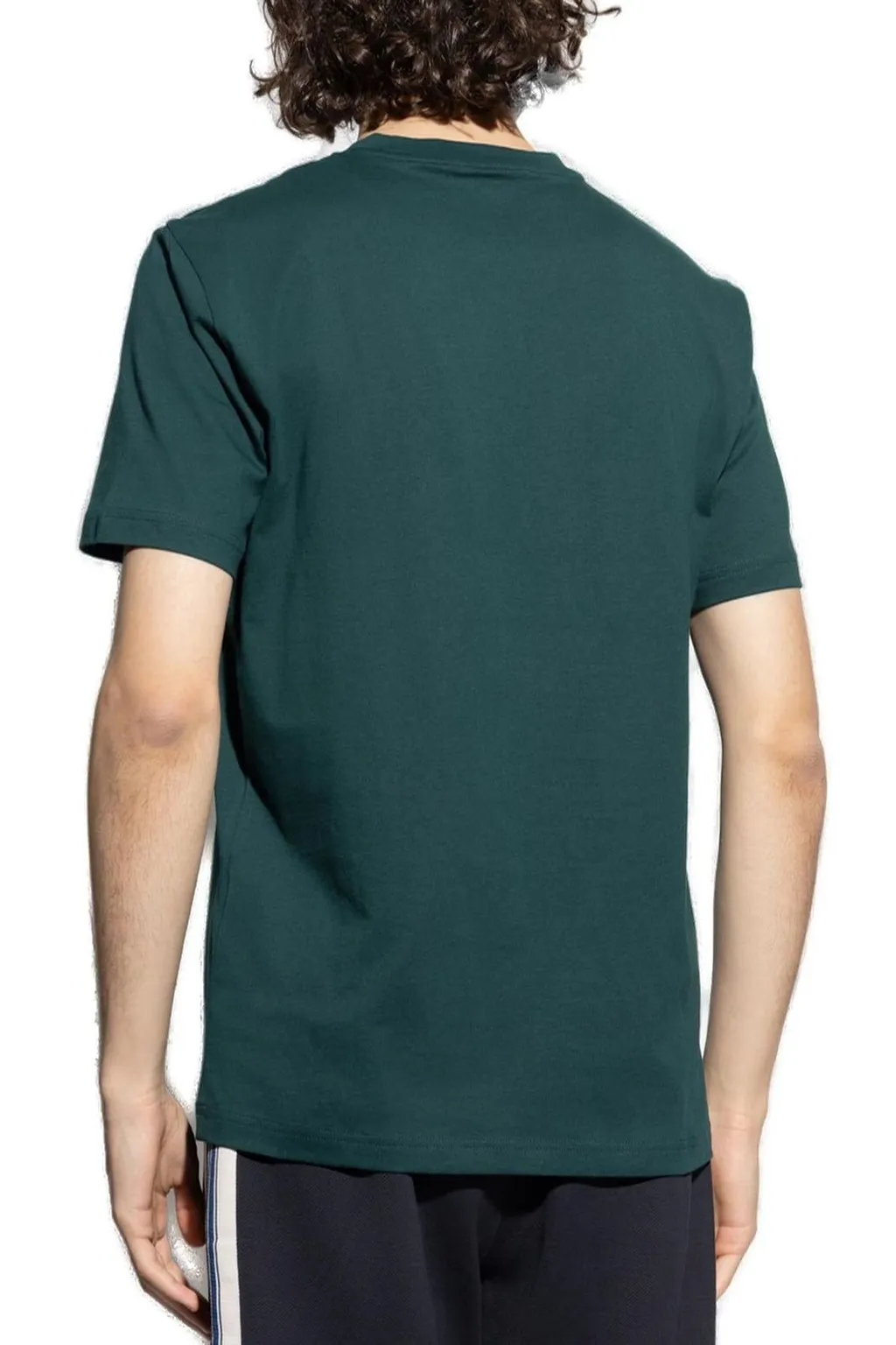Ea7 Emporio Armani Logo Embroidered Crewneck T-Shirt