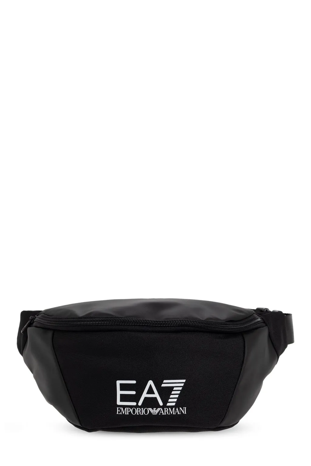 Ea7 Emporio Armani Logo Printed Zip-Up Belt Bag