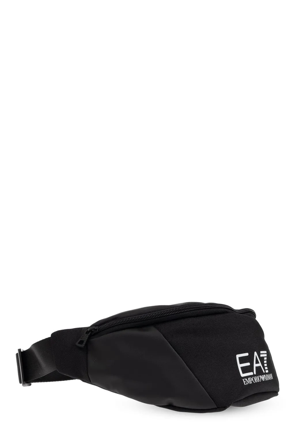 Ea7 Emporio Armani Logo Printed Zip-Up Belt Bag