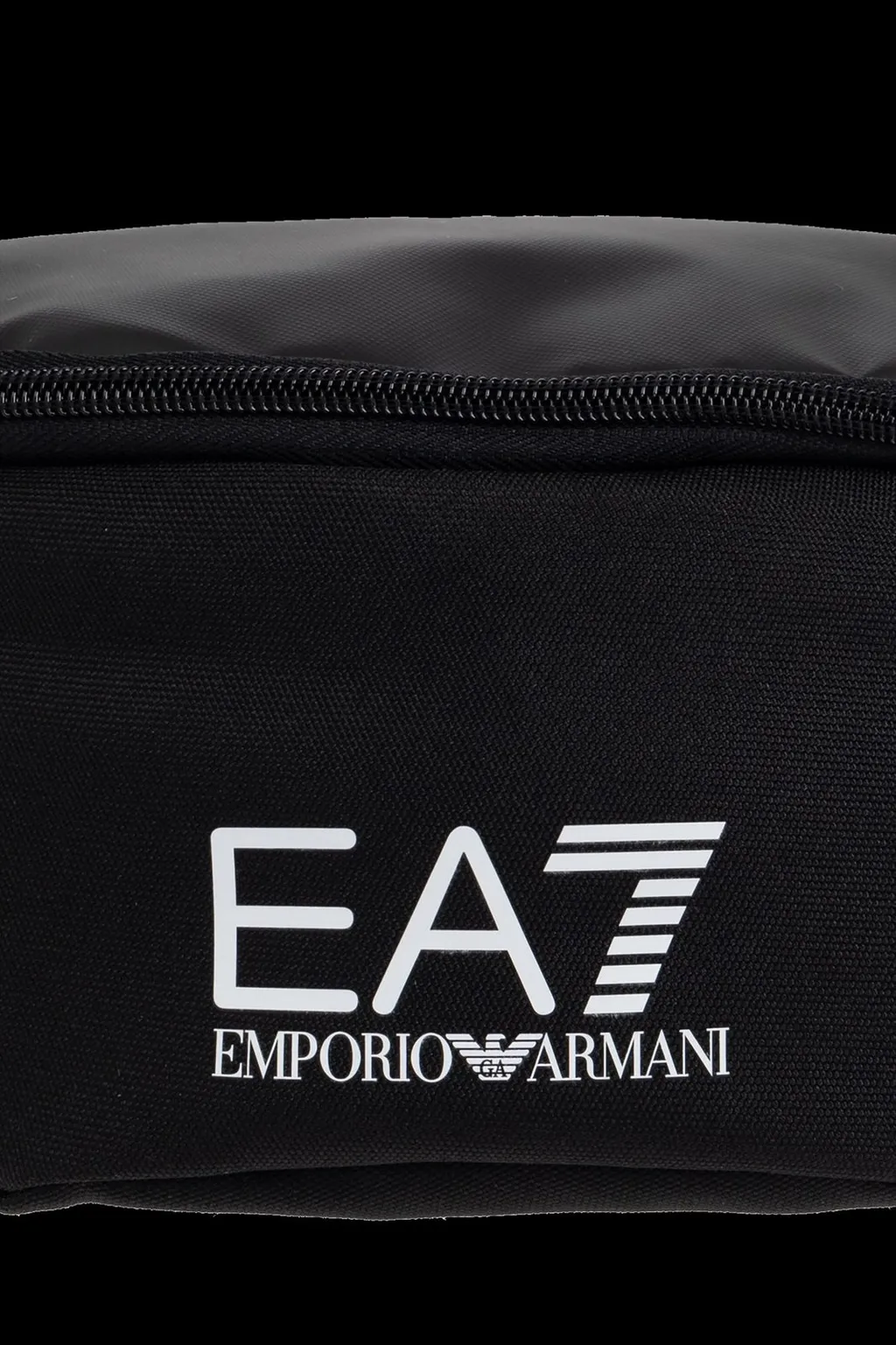 Ea7 Emporio Armani Logo Printed Zip-Up Belt Bag