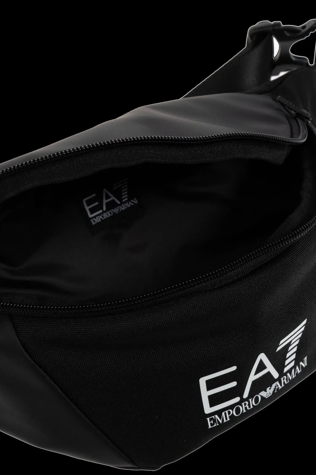Ea7 Emporio Armani Logo Printed Zip-Up Belt Bag