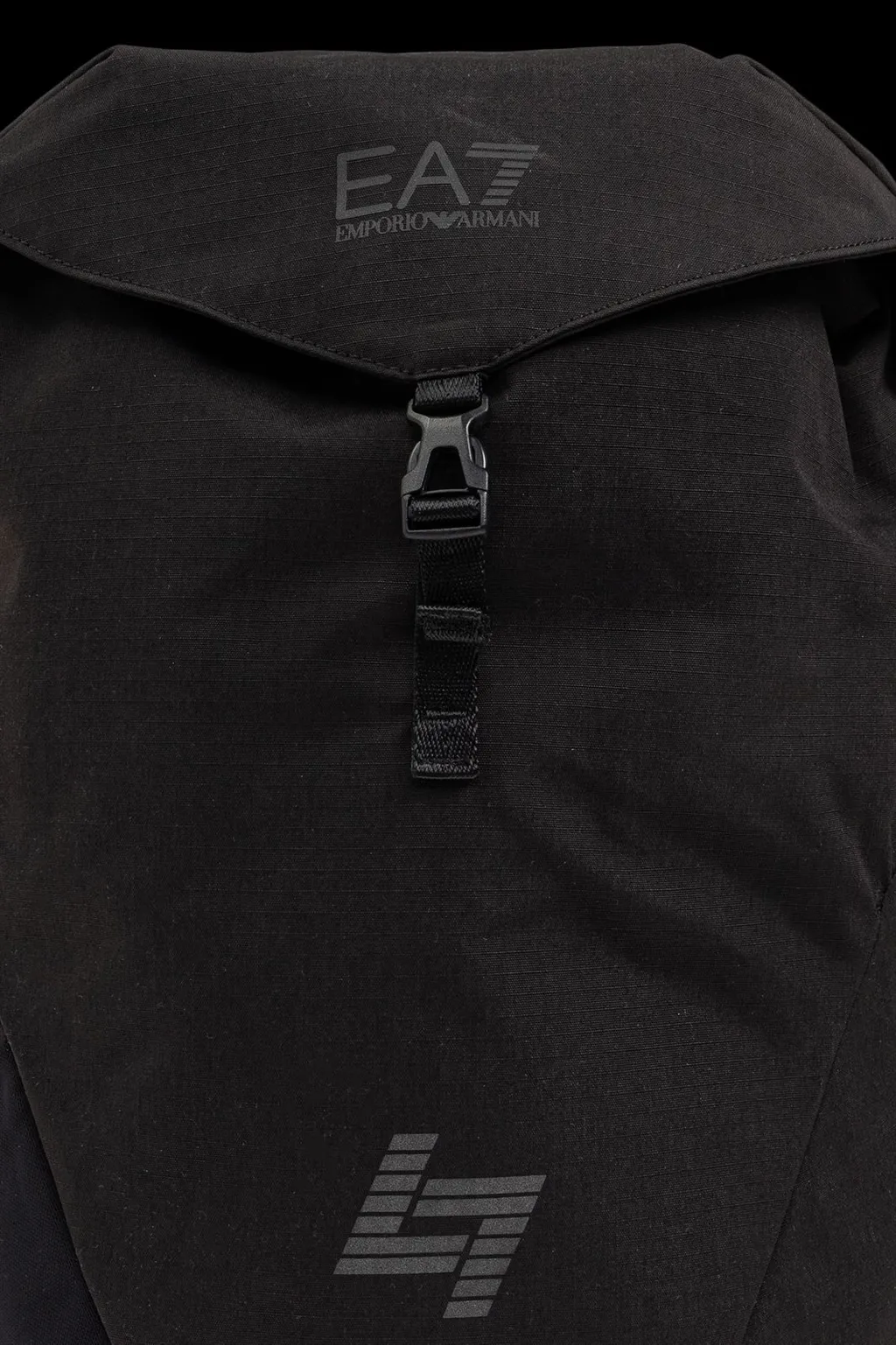 Ea7 Emporio Armani Ea7 Logo Buckle Detailed Backpack