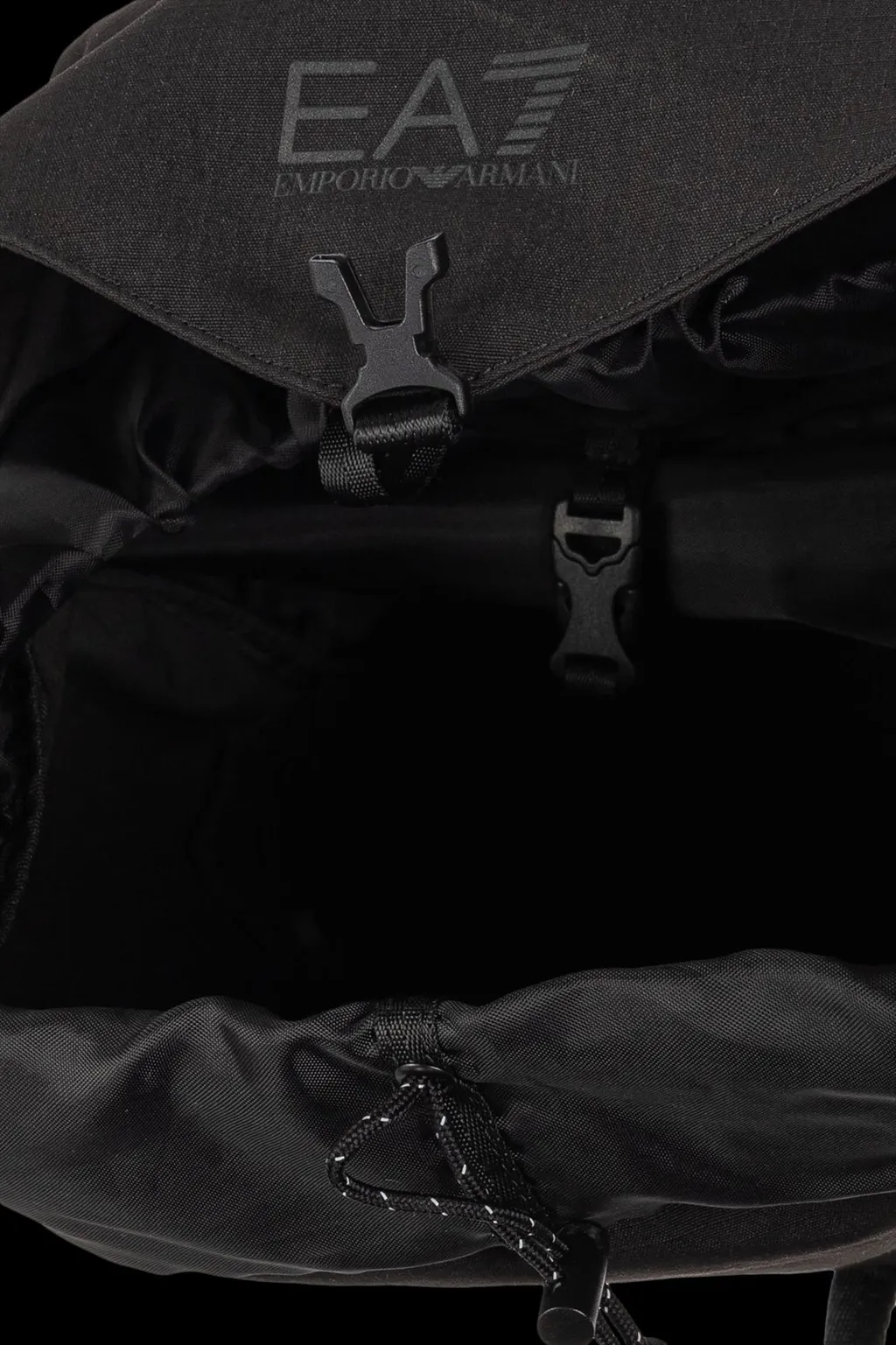 Ea7 Emporio Armani Ea7 Logo Buckle Detailed Backpack