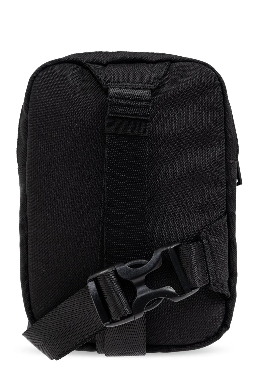 Ea7 Emporio Armani Logo Printed Zip-Up Shoulder Bag
