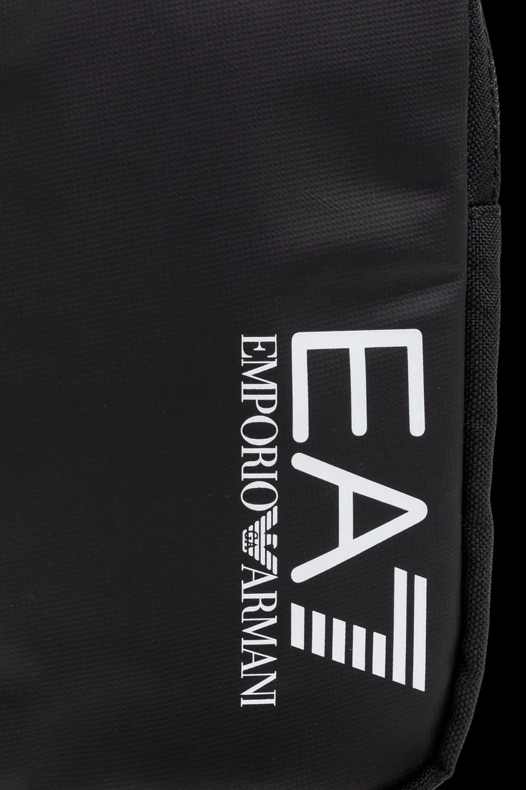 Ea7 Emporio Armani Logo Printed Zip-Up Shoulder Bag