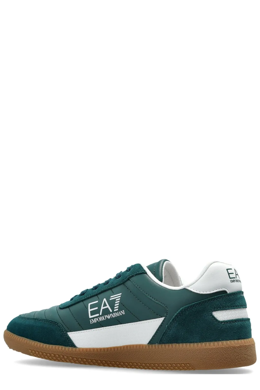 Ea7 Emporio Armani Logo Printed Lace-Up Sneakers