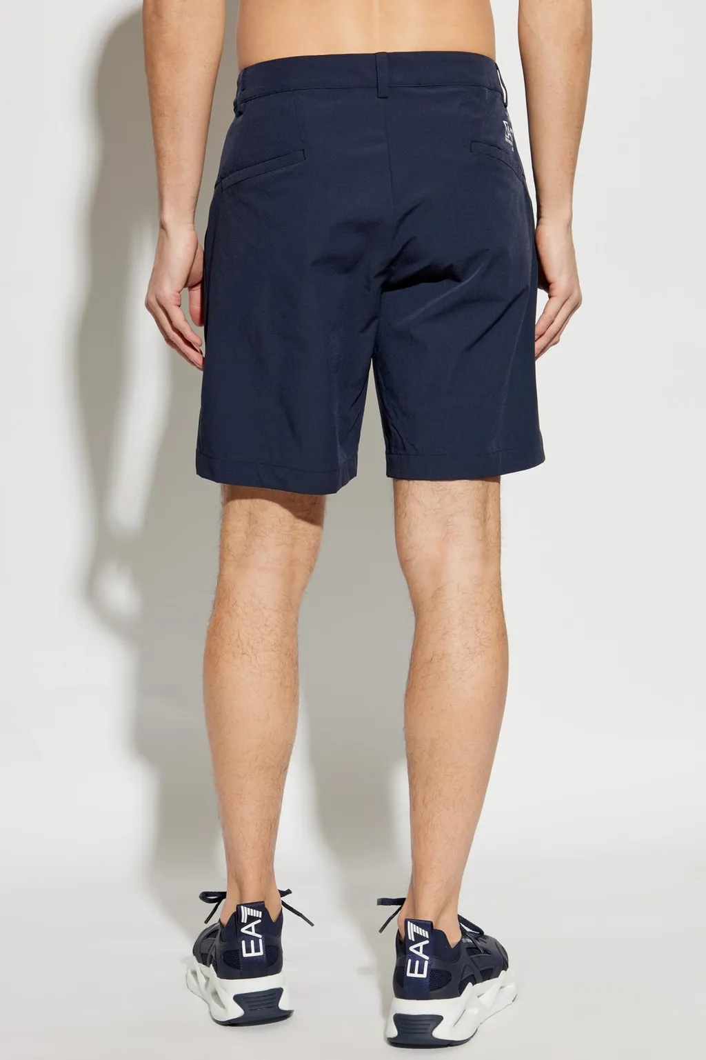 Ea7 Emporio Armani Logo Print Shorts