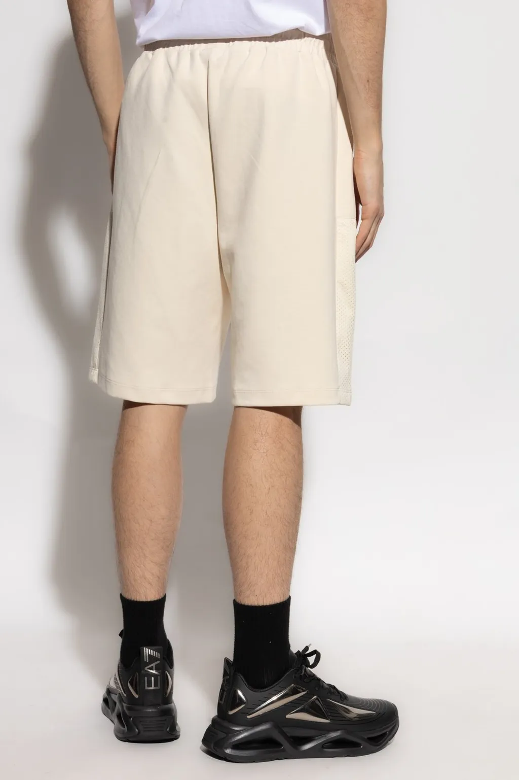 Ea7 Emporio Armani Logo Print Shorts