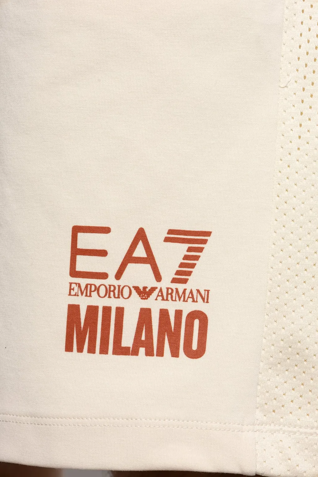 Ea7 Emporio Armani Logo Print Shorts