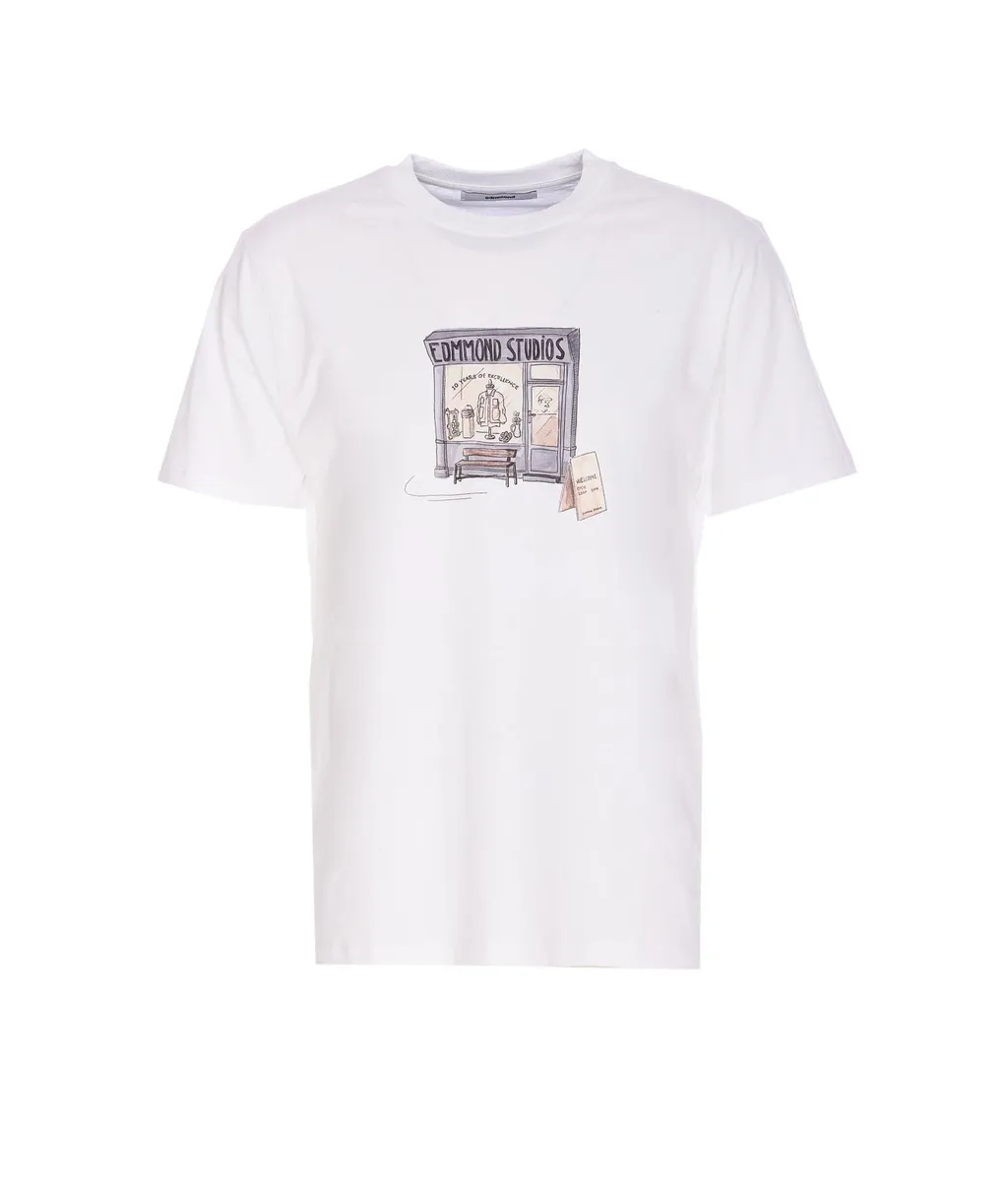 Edmmond Studios Print Logo Crewneck T-Shirt