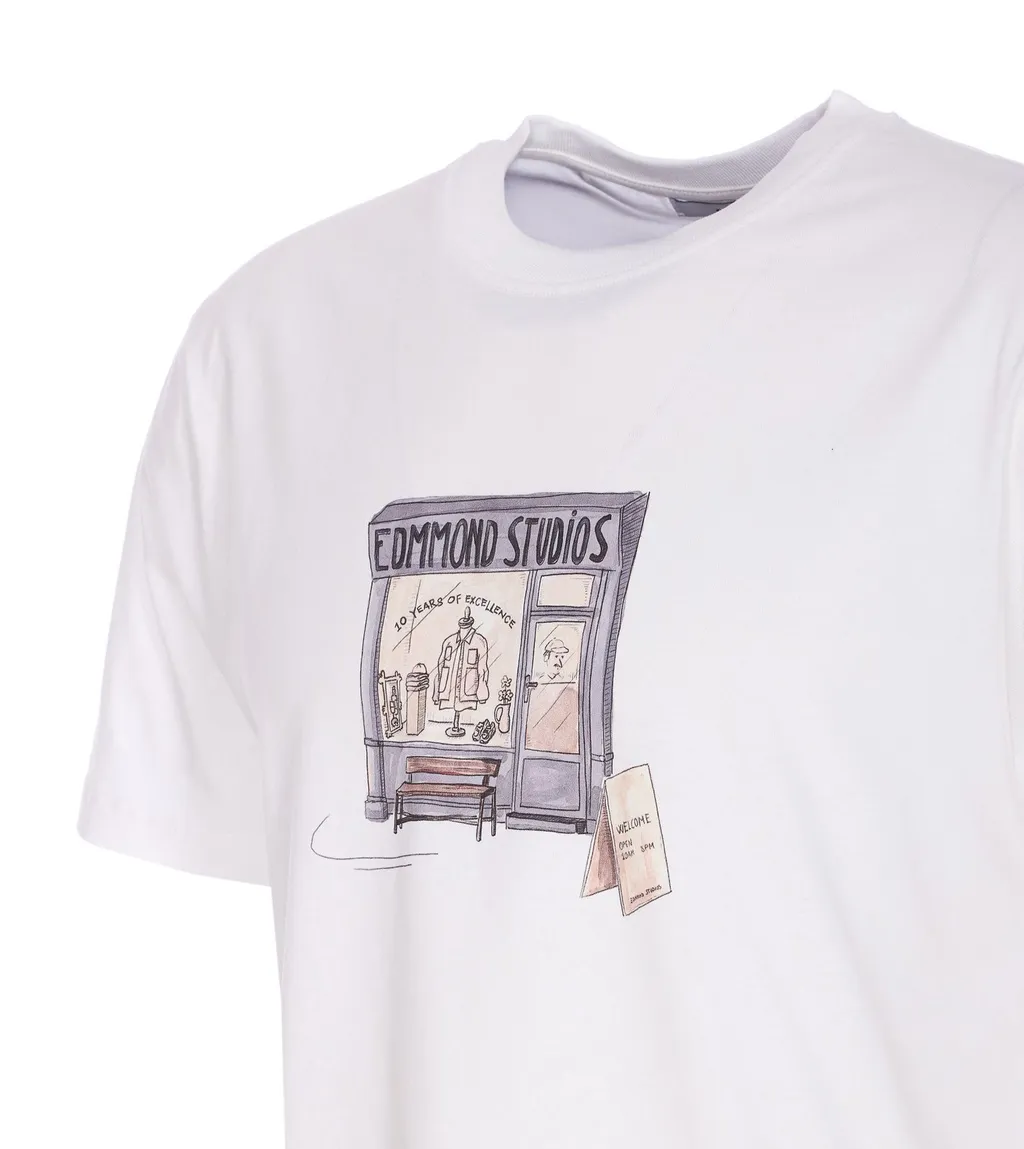 Edmmond Studios Print Logo Crewneck T-Shirt