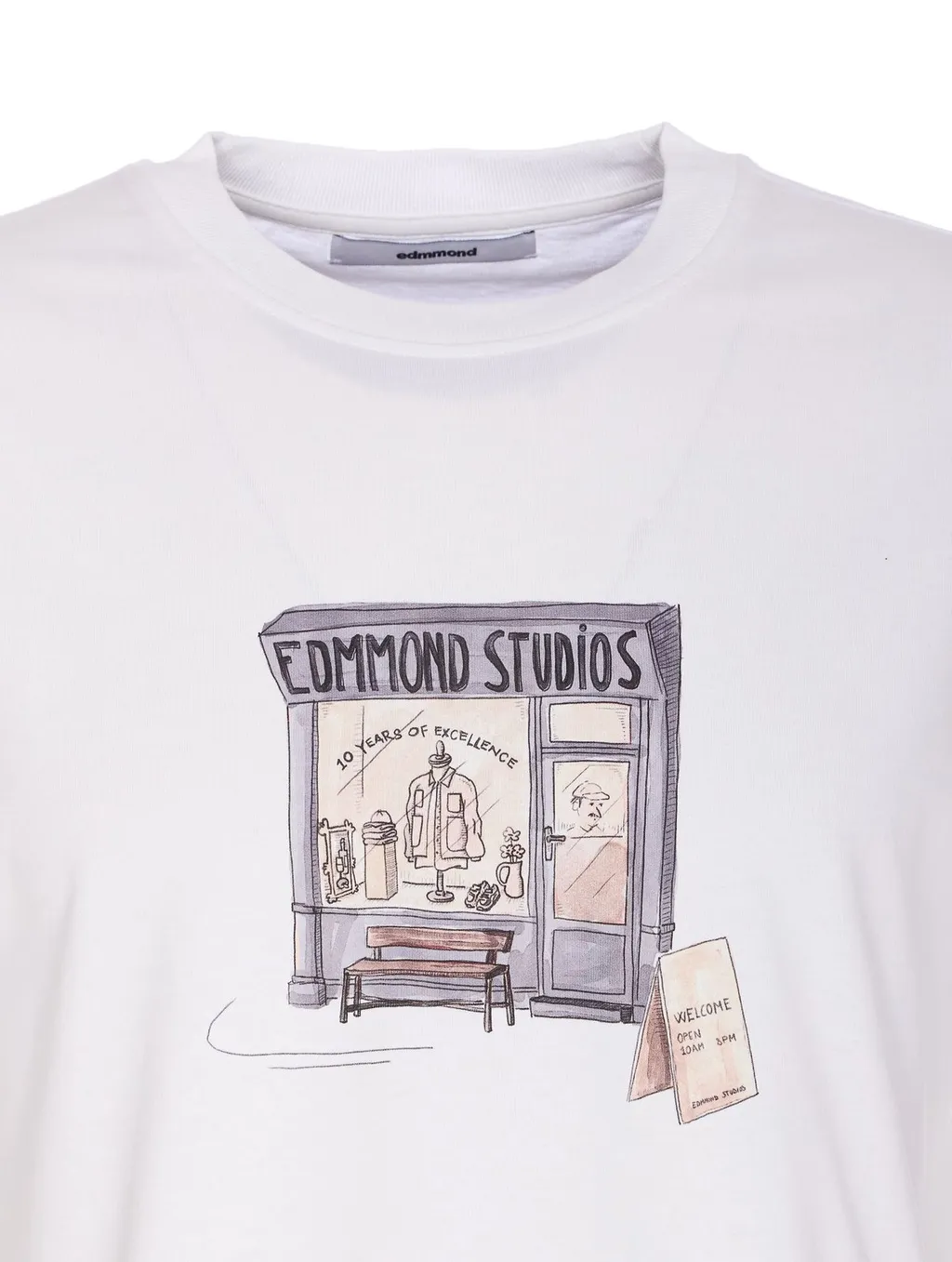 Edmmond Studios Print Logo Crewneck T-Shirt