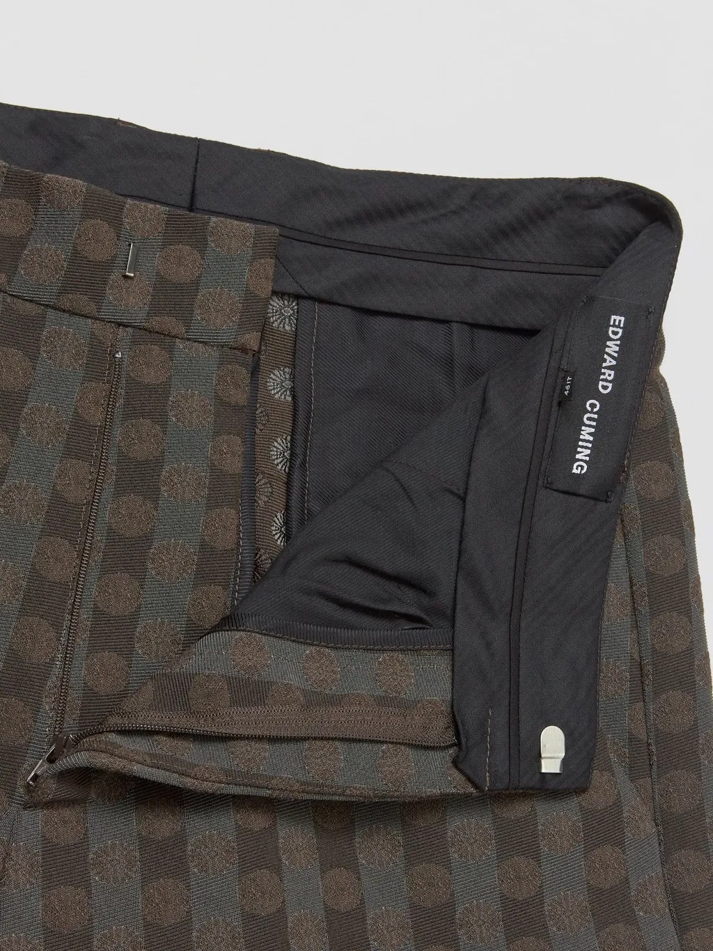 Edward Cuming Patterned Relaxed Pants