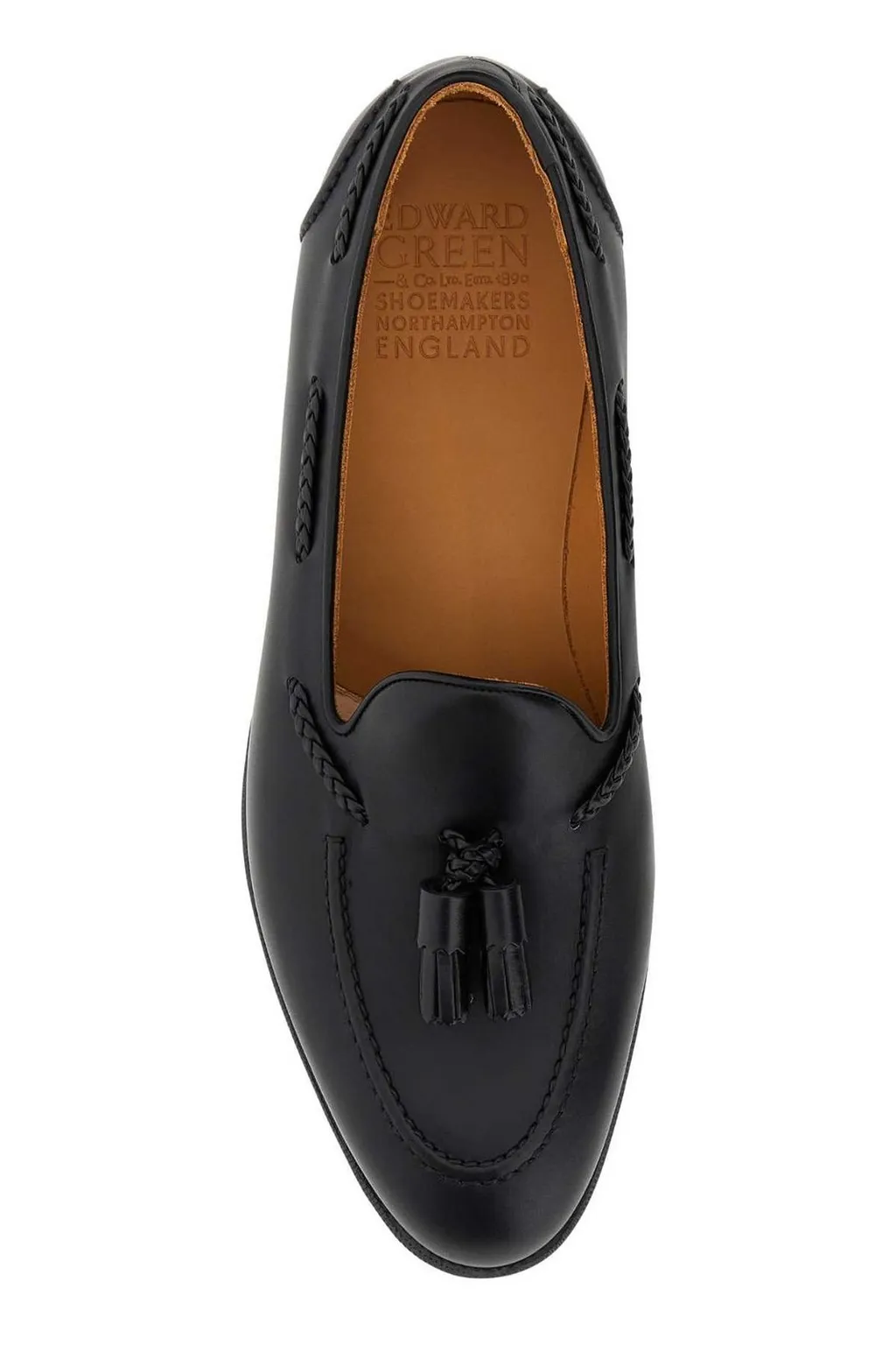 Edward Green Almond Toe Slip-On Loafers
