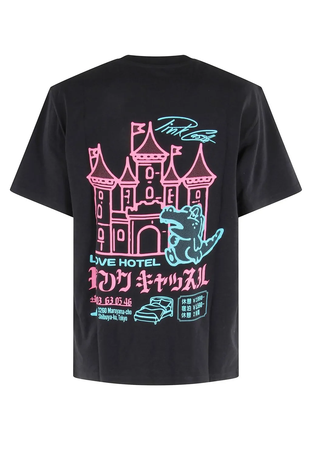 Edwin Pink Castle Graphic T-Shirt