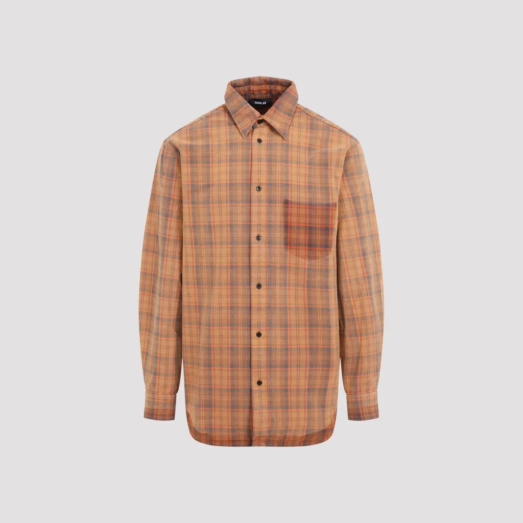 Egonlab Plaid Long Sleeve Shirt