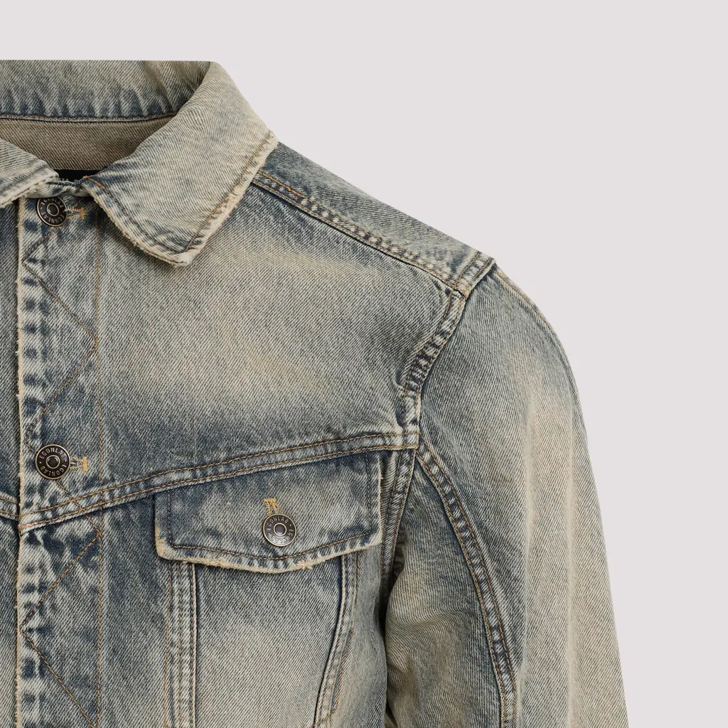 Egonlab Belted Denim Jacket
