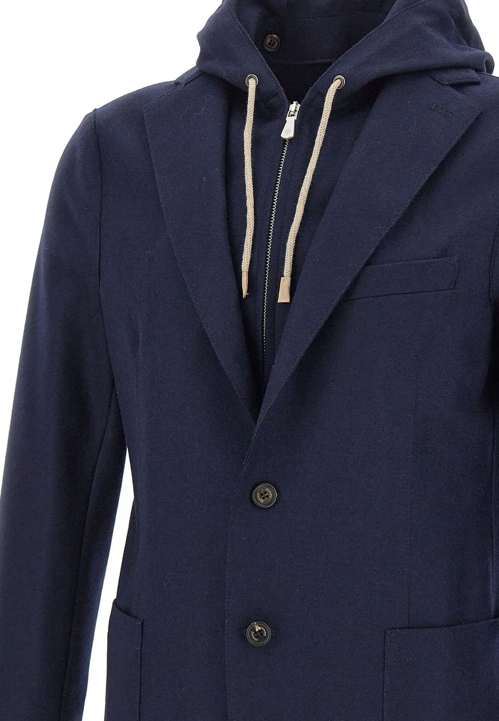 Eleventy Removable Bib Hooded Jacket