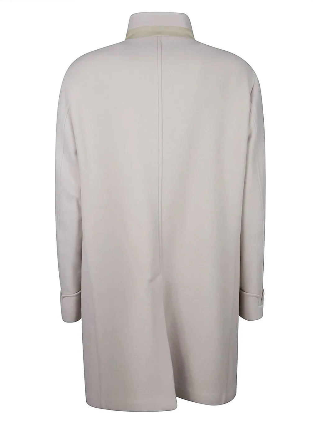 Eleventy Stand Collar Wool Coat