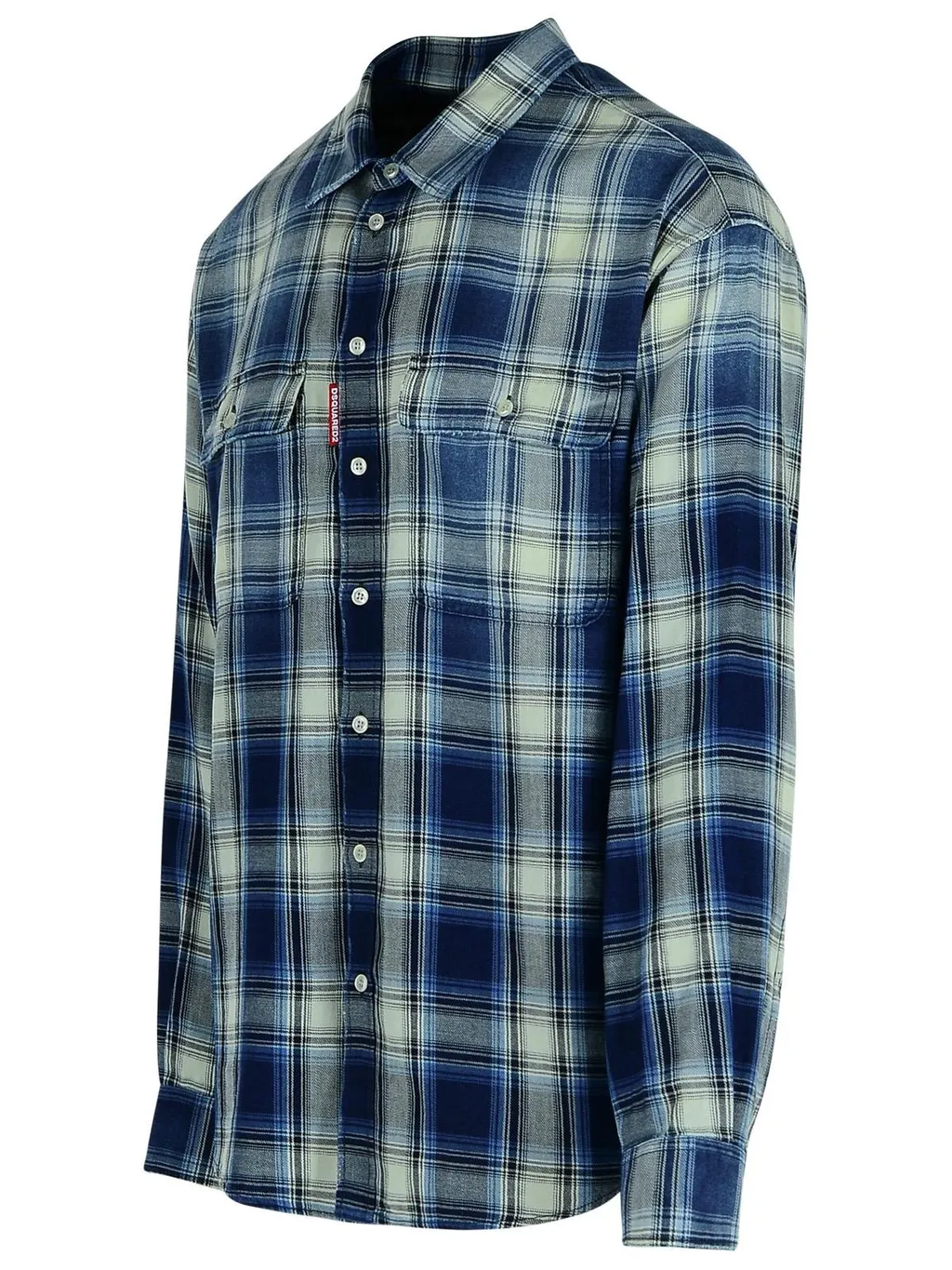 Dsquared2 Checked Dropped Shoulder Shirt